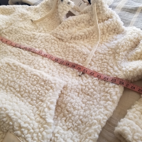 AMI | NWT Faux Shearling Hoodie - Picture 11 of 13